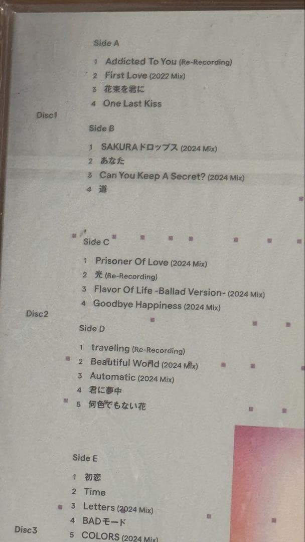 【新品未開封】宇多田ヒカル SCIENCE FICTION 3LP