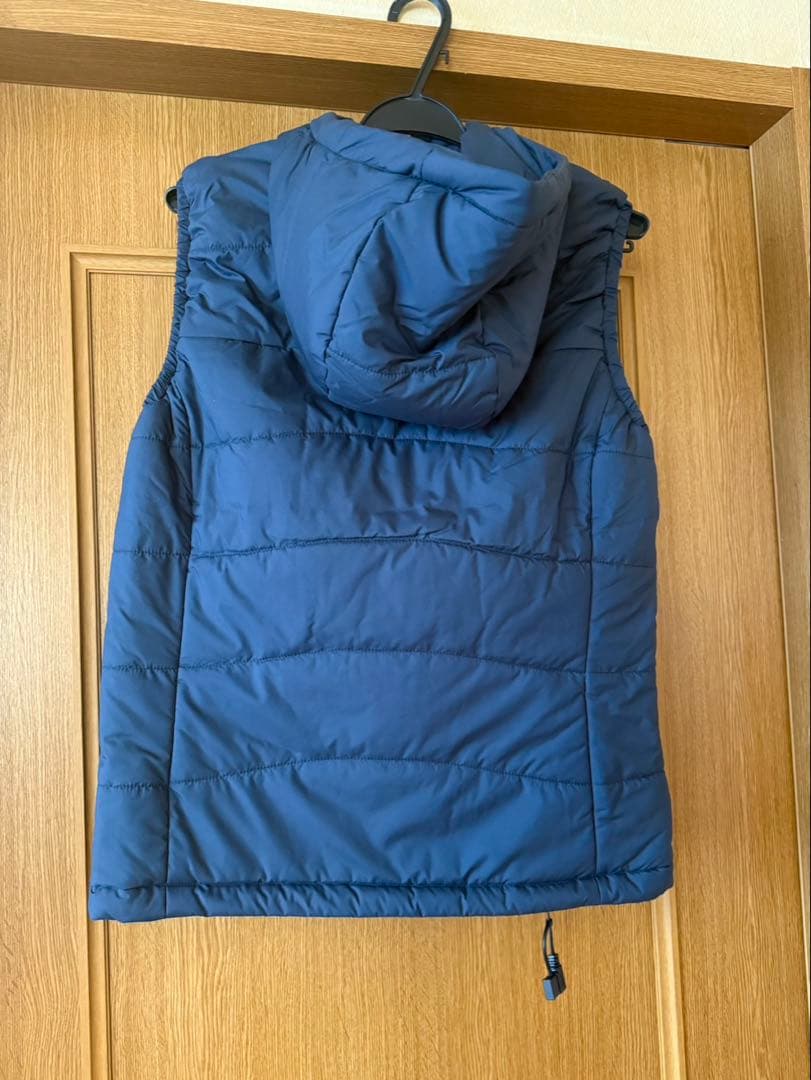 【タグ付き新品】FIDRA 電熱ヒーター付きダウンベスト　ネイビー　ゴルフ