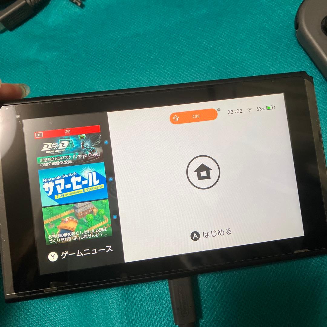 【純正周辺機器完備】Nintendo Switch グレー 本体