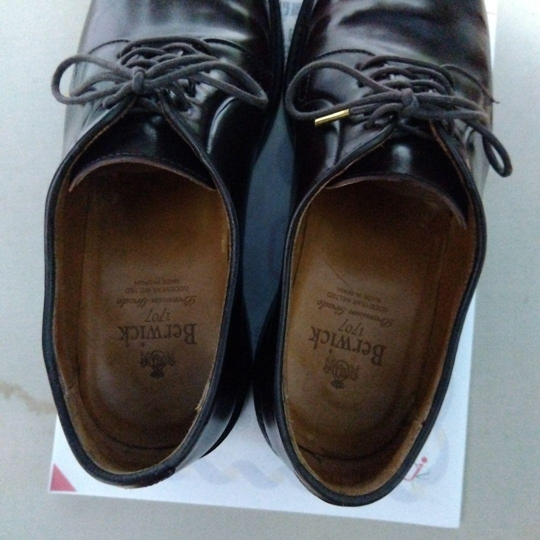 Berwick1707　4406　プレーントゥ　25.5　CORDOVAN