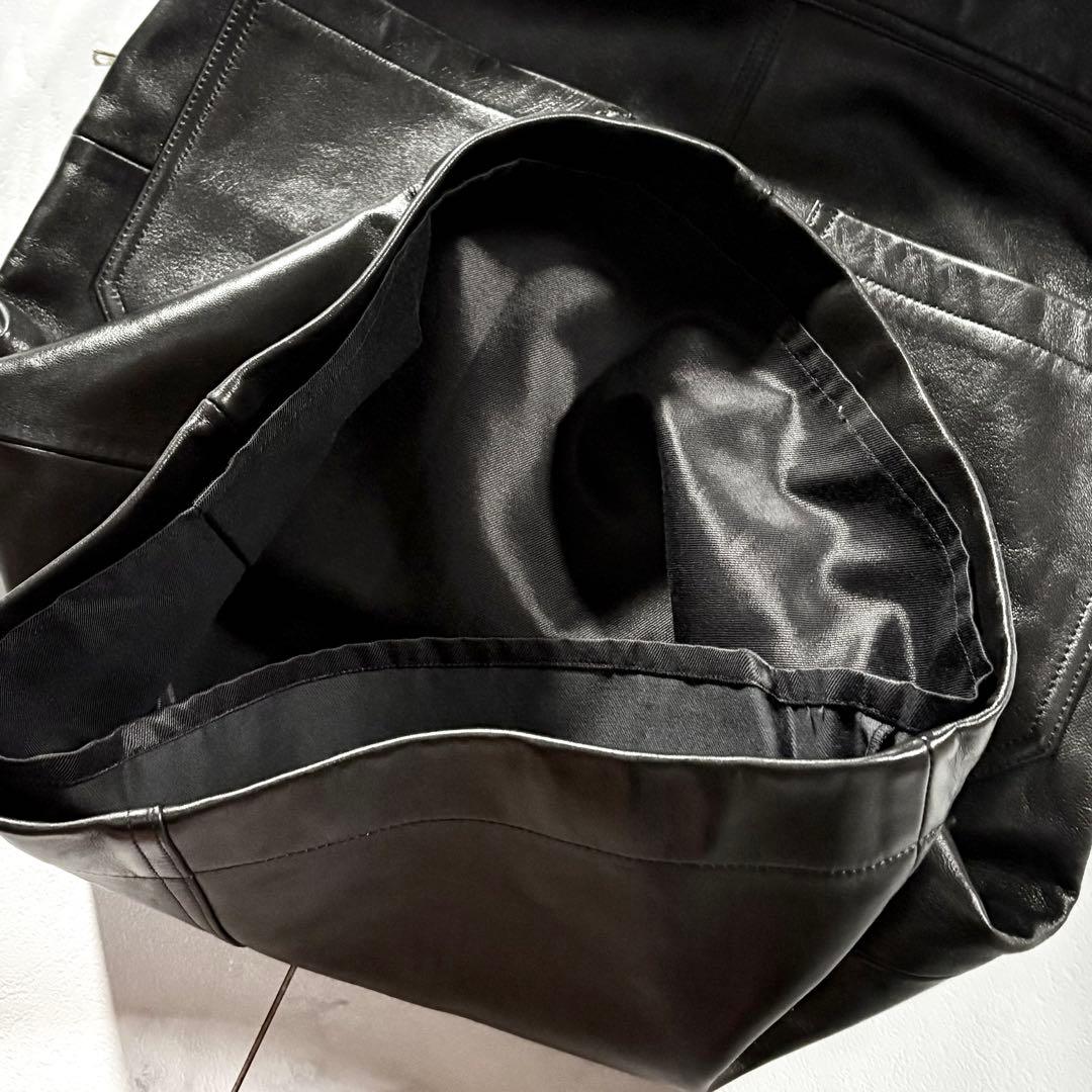 未使用品/激レア‼︎ drawer 羊革 サロペット ジャンパー スカート 36