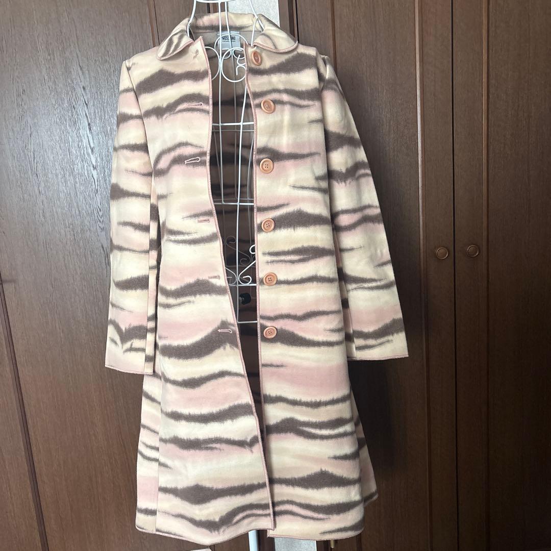 MOSCHINO ウール混合ロングコート