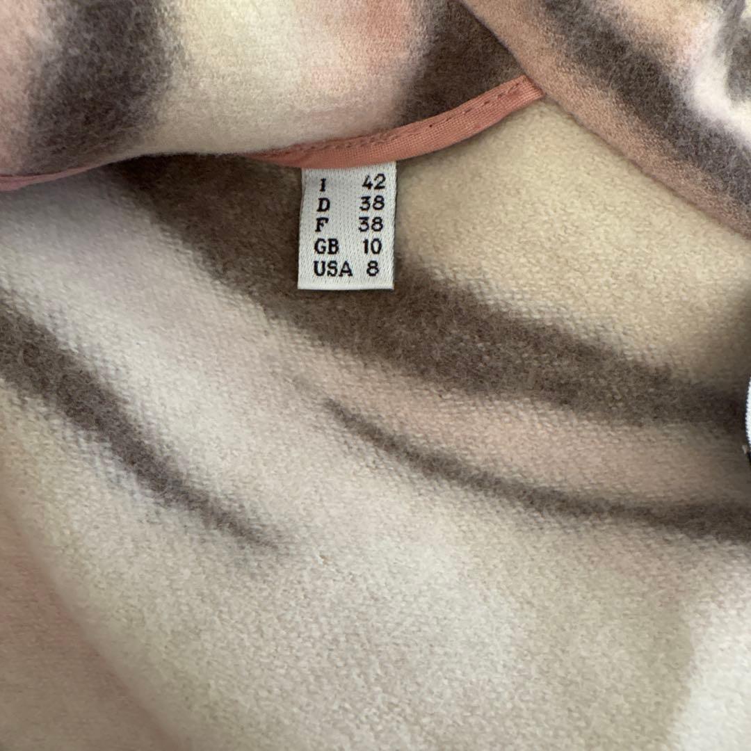 MOSCHINO ウール混合ロングコート