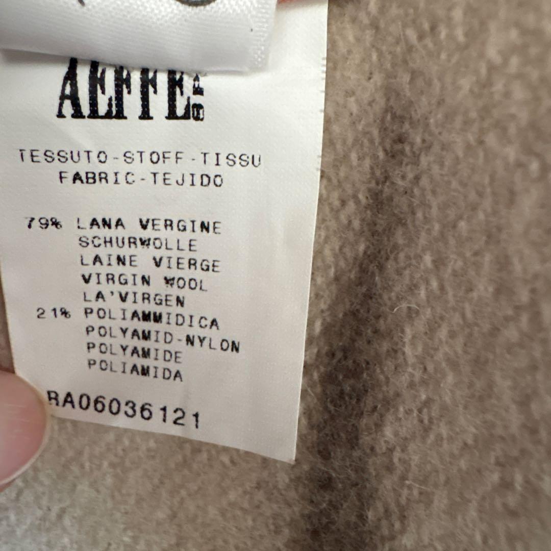 MOSCHINO ウール混合ロングコート