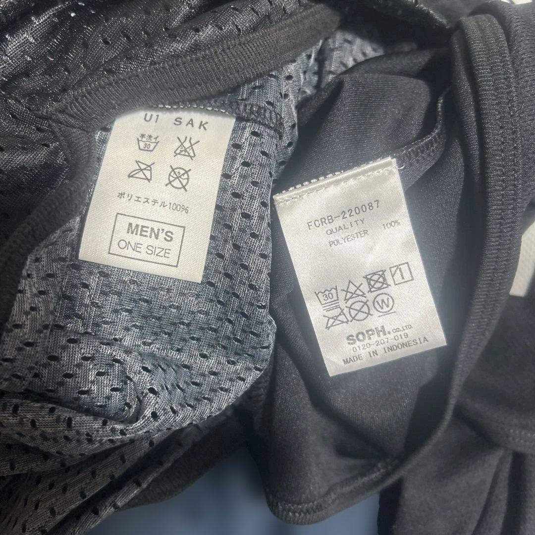 FC.REAL.BRISTOL メッシュ&ポリエステルタンクトップ ２枚セット黒