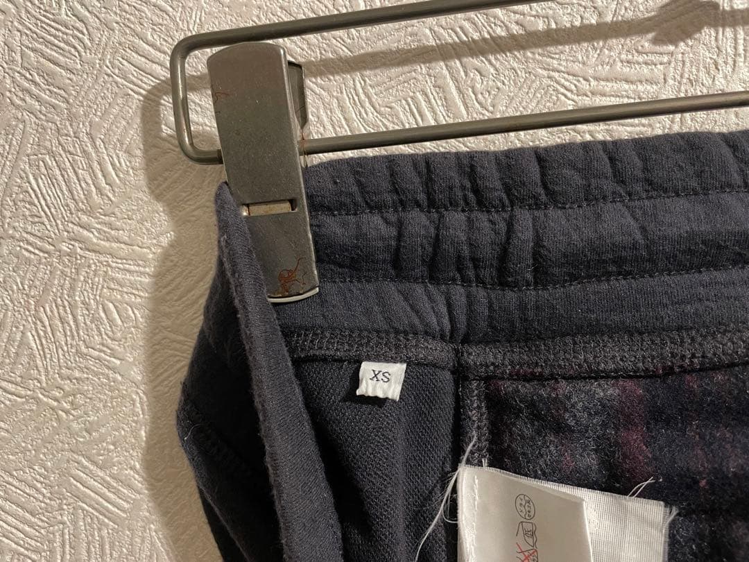 イタリア製 LANVIN ファーストライン オンブレ チェック ジョガー パンツ