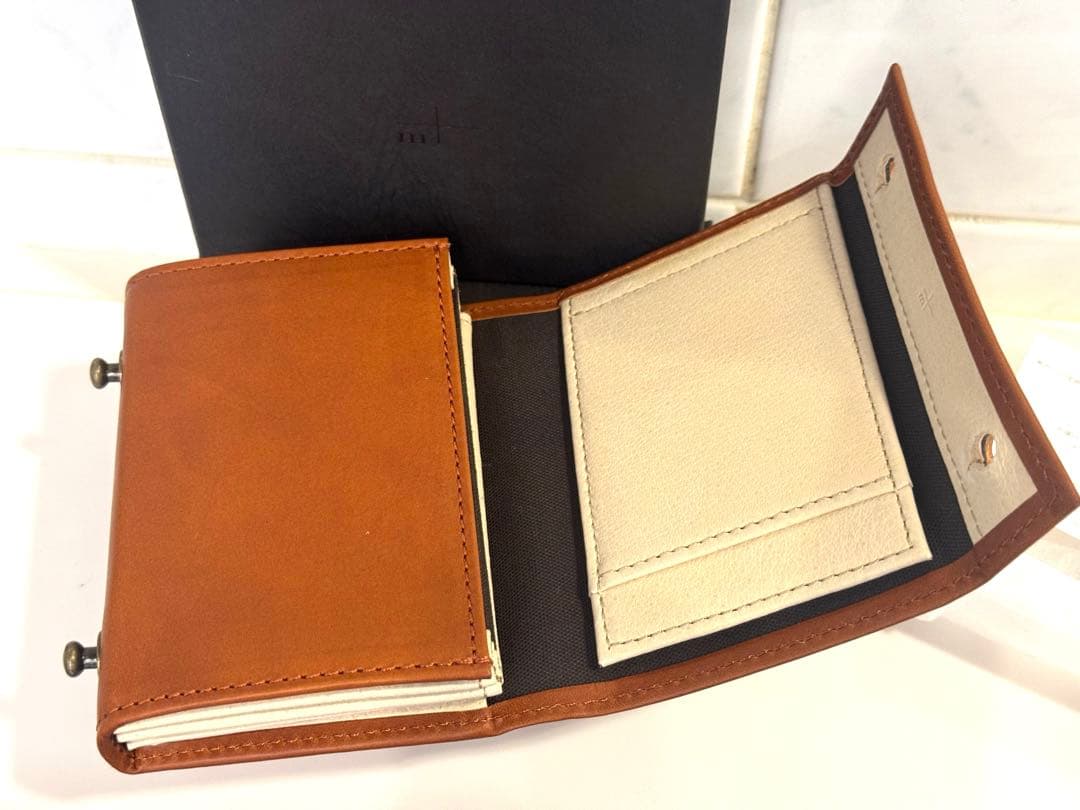 m+ エムピウ ミッレフォッリエ2 コニャック 新品未使用