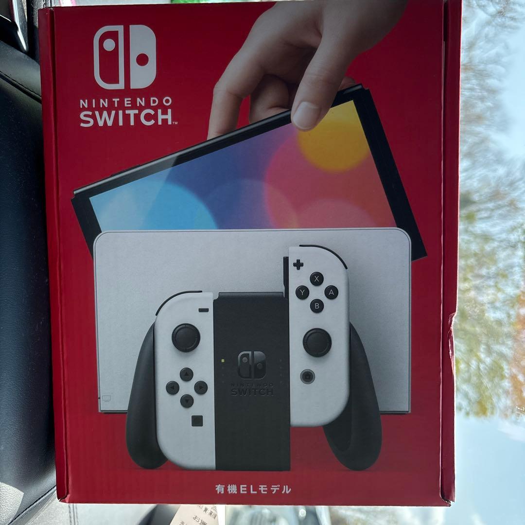 有機ＥＬモデル最新 Switch本体未使用品　R7年3.28購入　イオンで購入