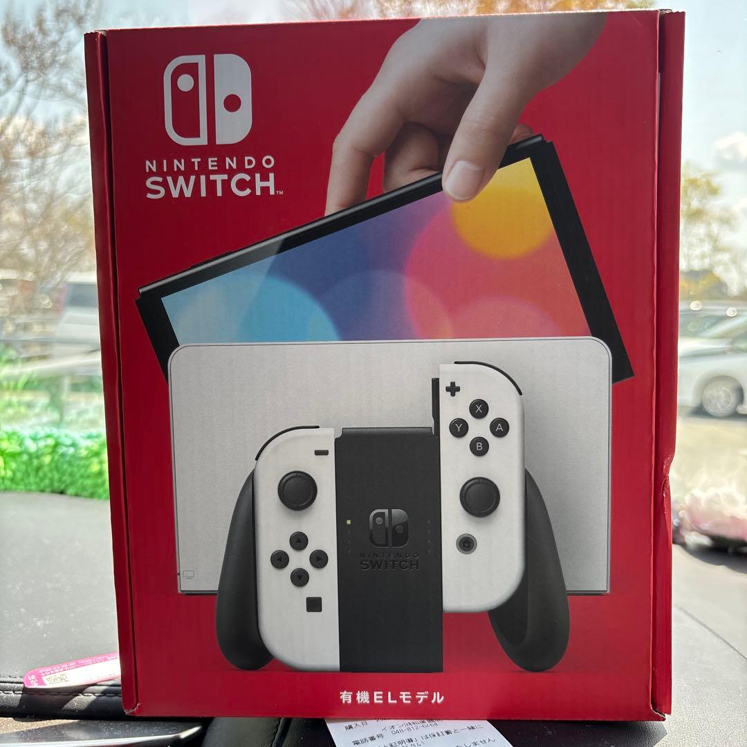 有機ＥＬモデル最新 Switch本体未使用品　R7年3.28購入　イオンで購入