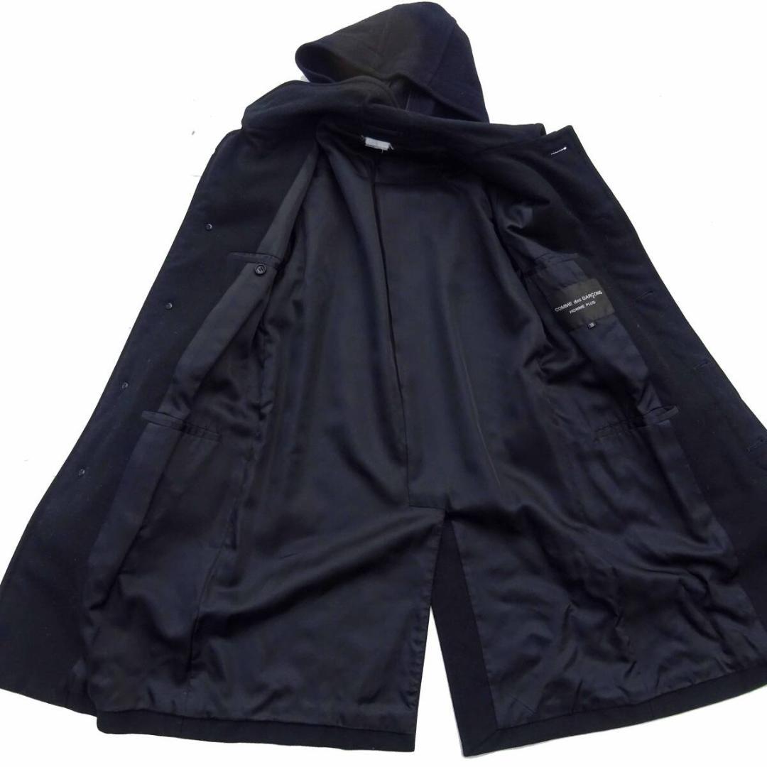 2009コムデギャルソンオムプリュス ダッフル 切り替えドッキングPコートXS