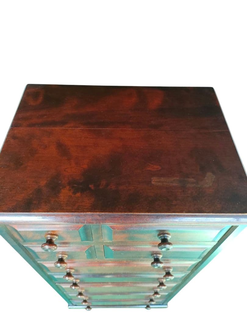 北海道民芸家具　チェスト　ミニチェスト　7段　9杯