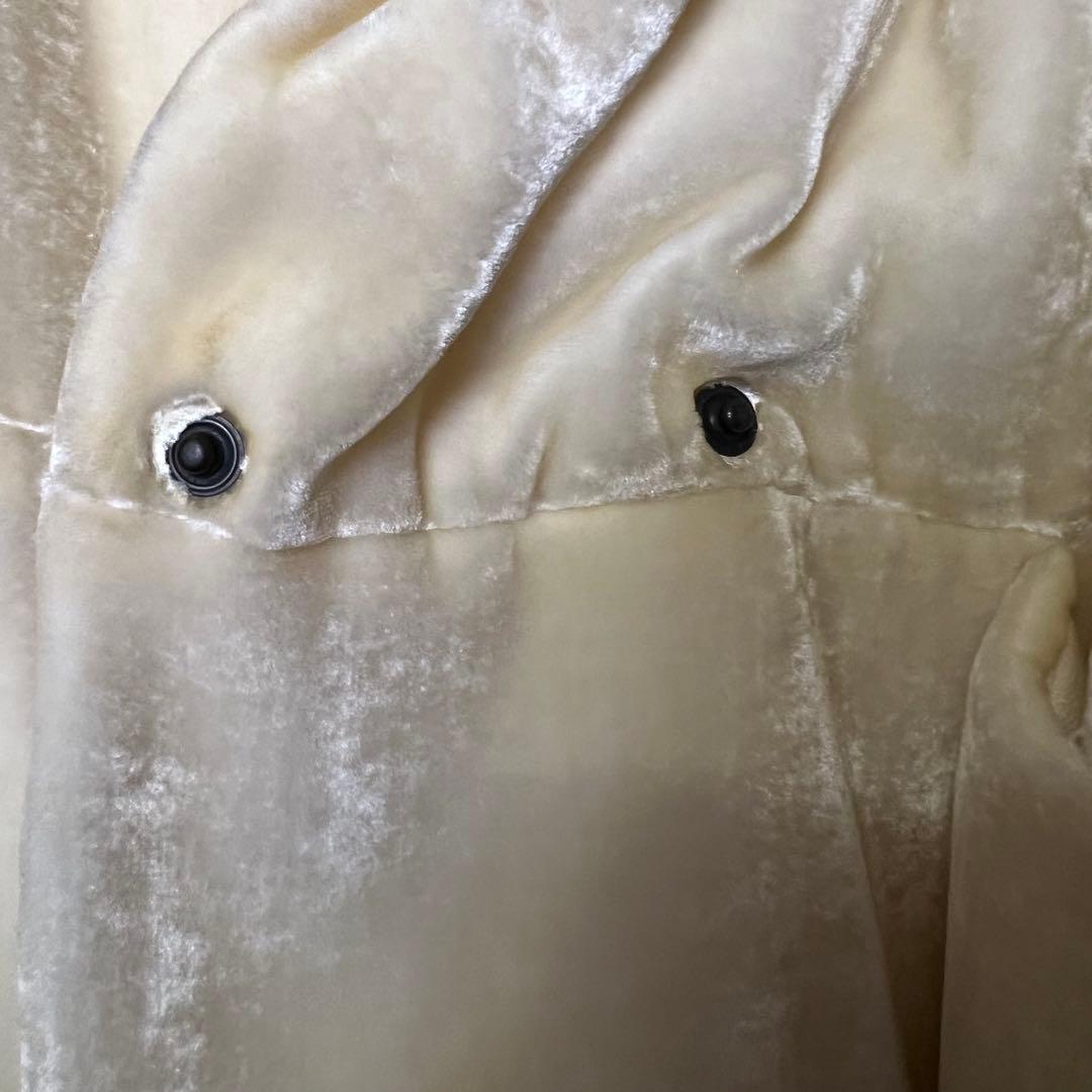 Itami‼️ベルベット　ジャケット　アイボリー 38サイズ