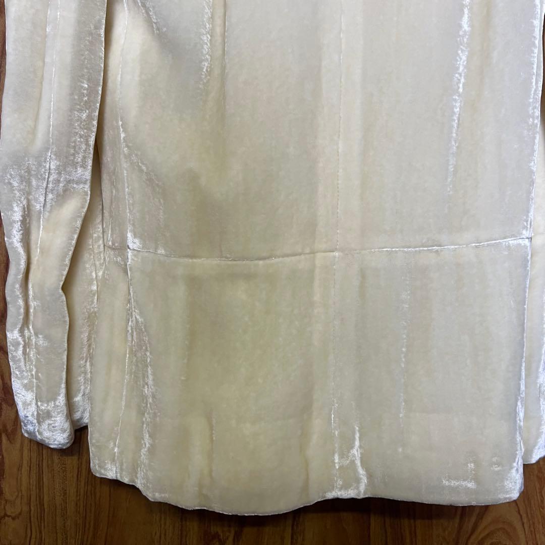 Itami‼️ベルベット　ジャケット　アイボリー 38サイズ