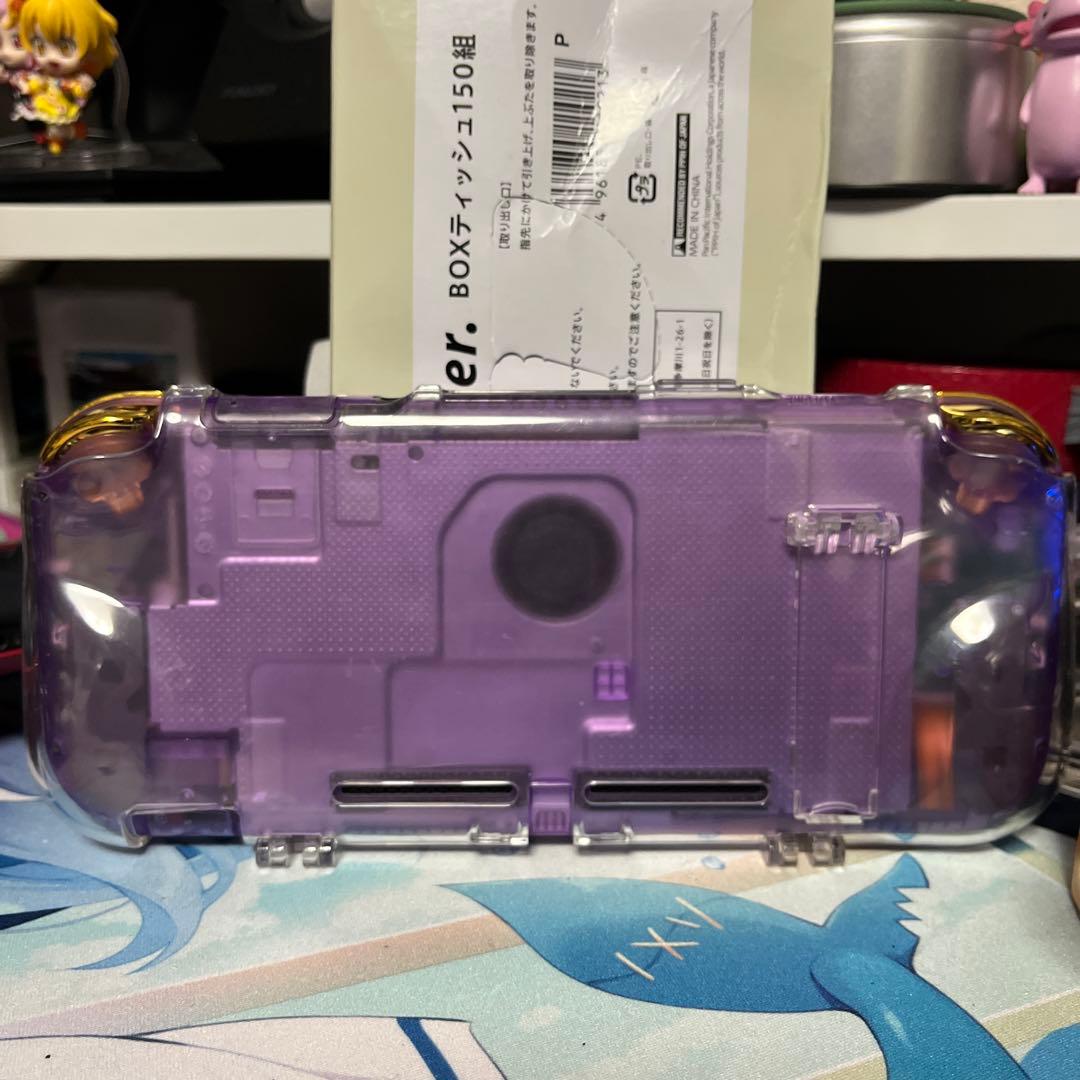 Nintendo Switch Lite クリアパープルカスタム