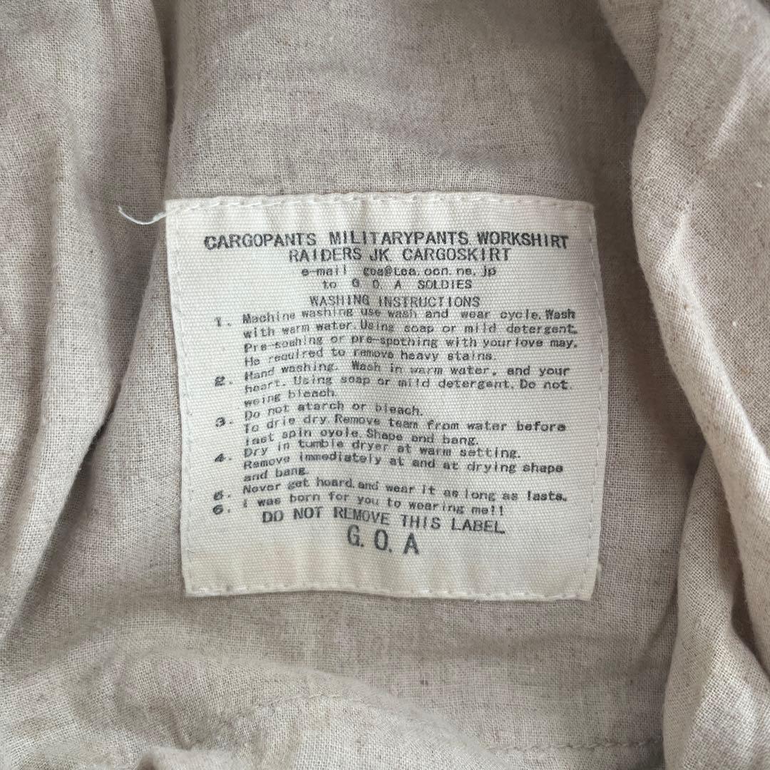 goa ベージュ カーゴパンツ