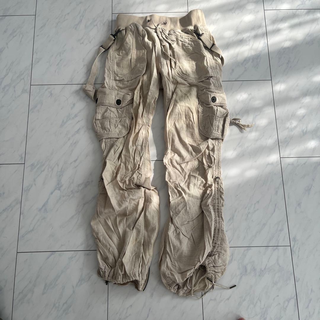 goa ベージュ カーゴパンツ