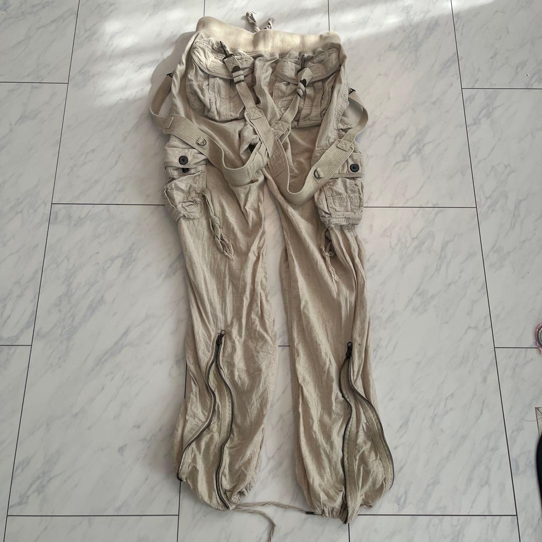 goa ベージュ カーゴパンツ