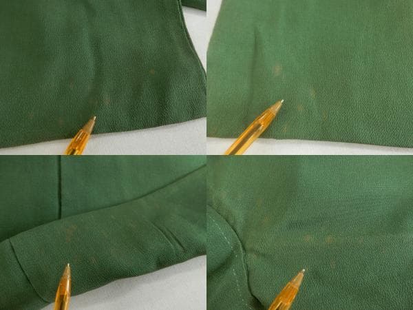 正絹・アンティーク着物・鳥花文様・大正浪漫・現代 縫い直し着物