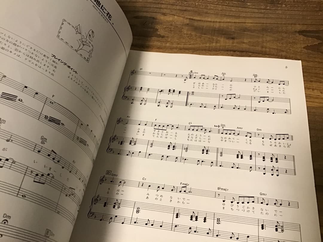 ★楽譜/薬師丸ひろ子/ピアノ弾き語り