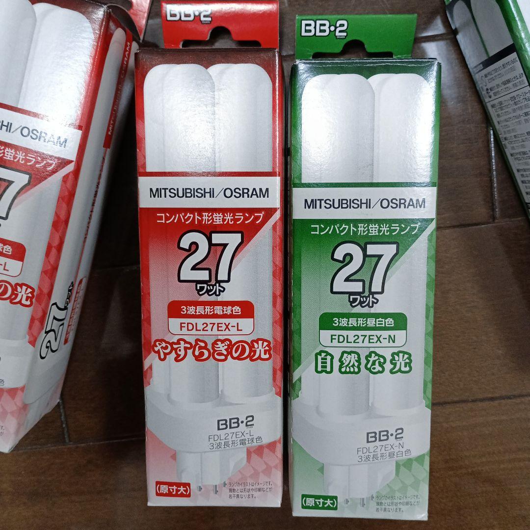 三菱 OSRAM コンパクト形蛍光ランプ FDL27EX 16個