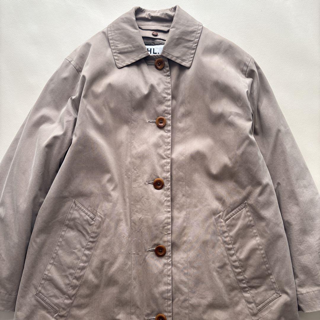 ✨MHL.エムエイチエル ライナー付き ステンカラーコート　ベージュ