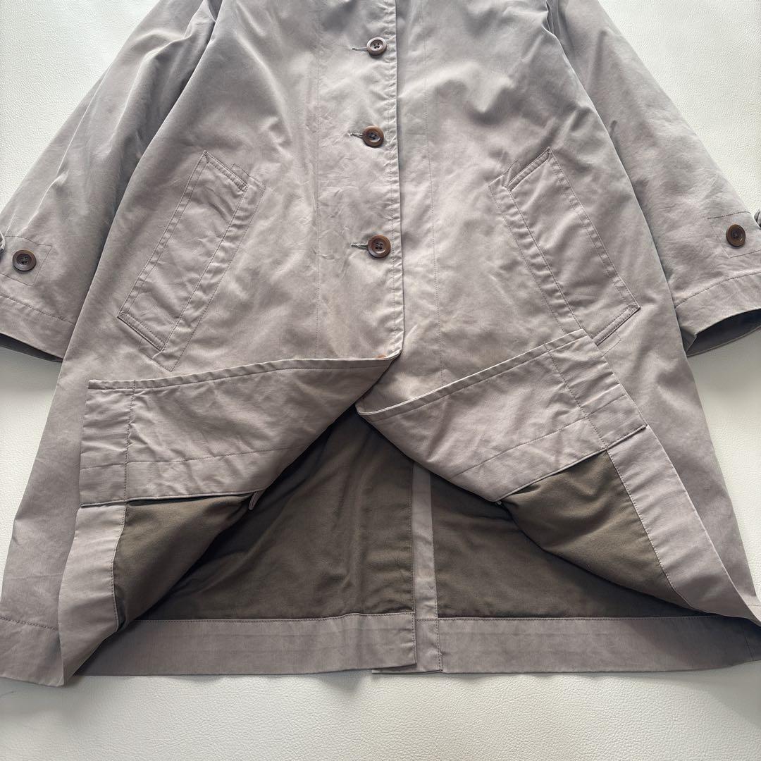 ✨MHL.エムエイチエル ライナー付き ステンカラーコート　ベージュ