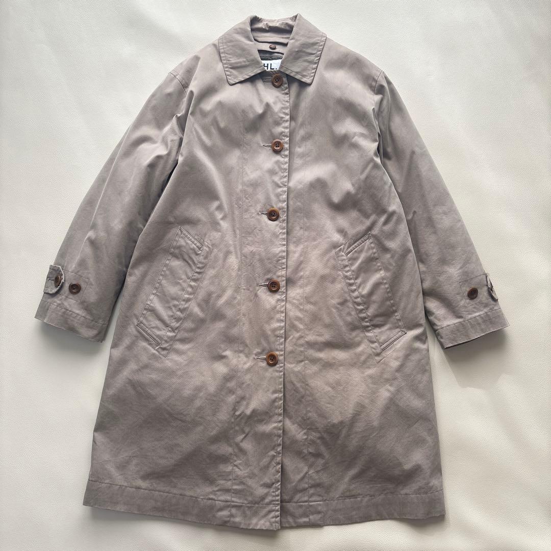 ✨MHL.エムエイチエル ライナー付き ステンカラーコート　ベージュ