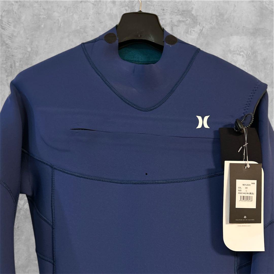 Hurley フルスーツ ネイビー　Lサイズ　MZFLAD23 新品送料無料