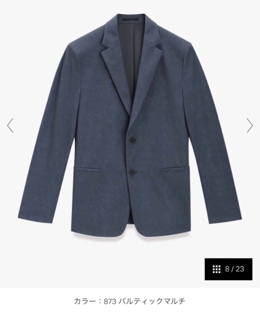 Theory セオリー トラベルスーツ ジャージー ビジネス ネイビー　洗える