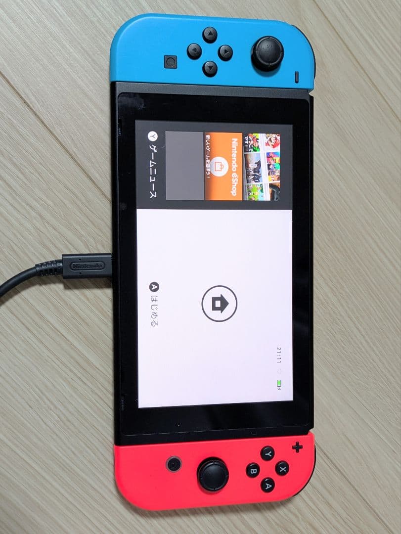 Nintendo Switch 赤/青 本体（128GBのSDカード付き）