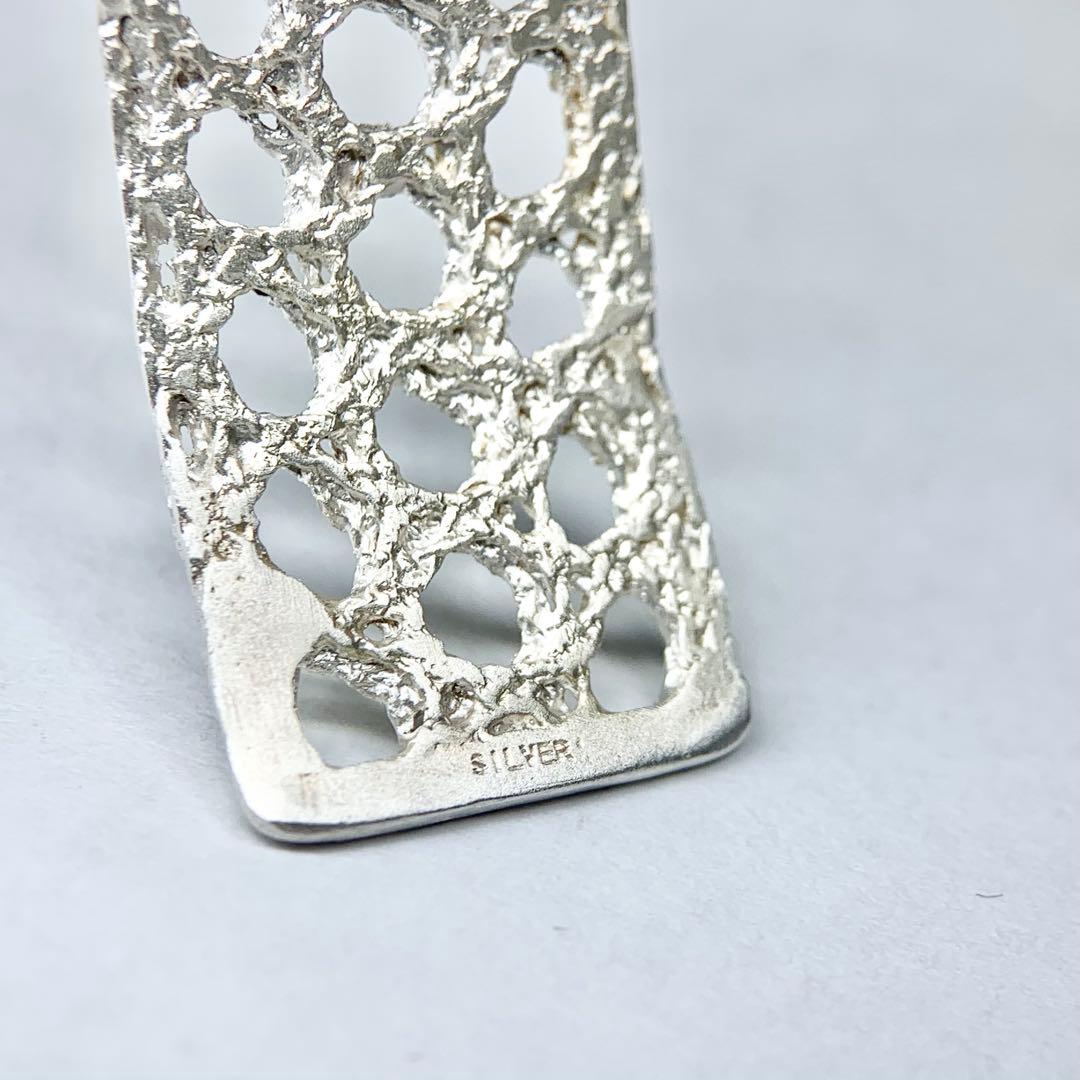 未使用級 MAISON RUBUS レースバングル シルバー 付属品