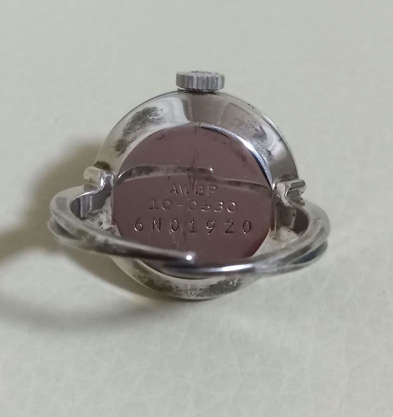 アンティーク SEIKO セイコー カット ガラス リングウォッチ