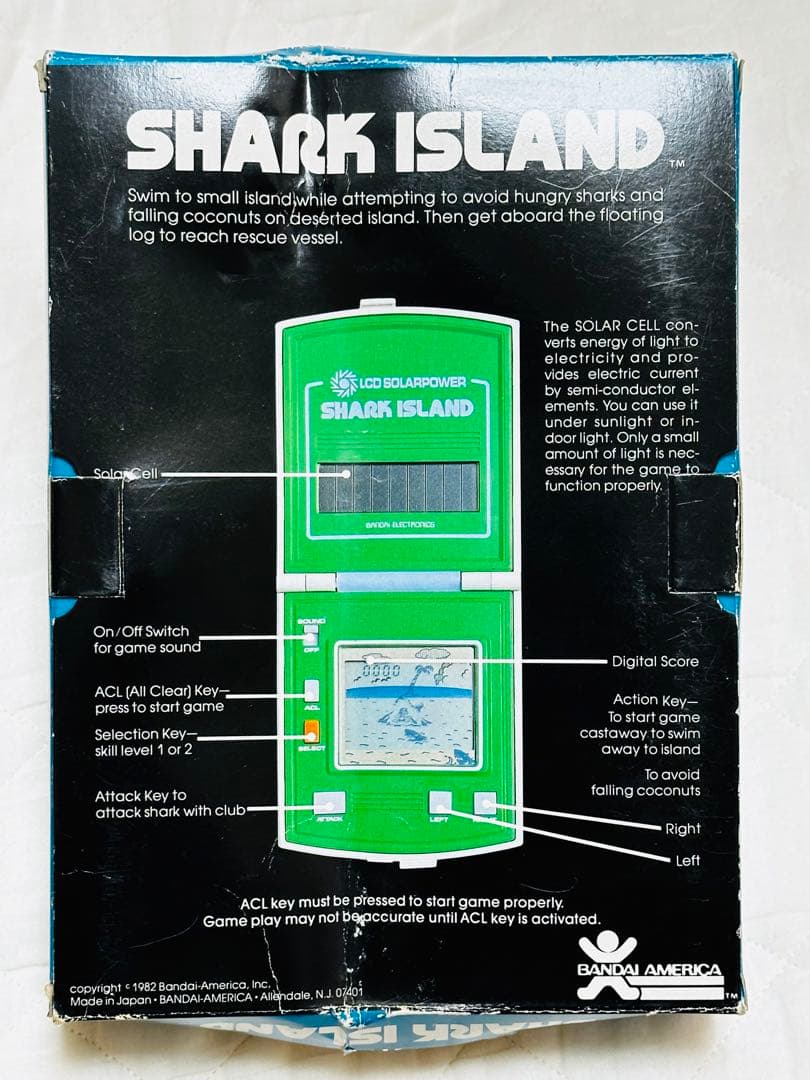 バンダイ lsi 恐怖の無人島 外国版 シャークアイランド