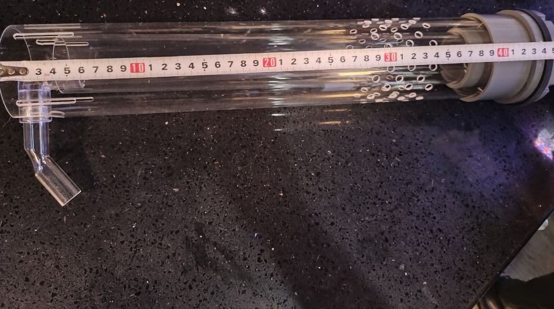 未使用 アクリル水槽オーバーフロー H450用 3重管セット