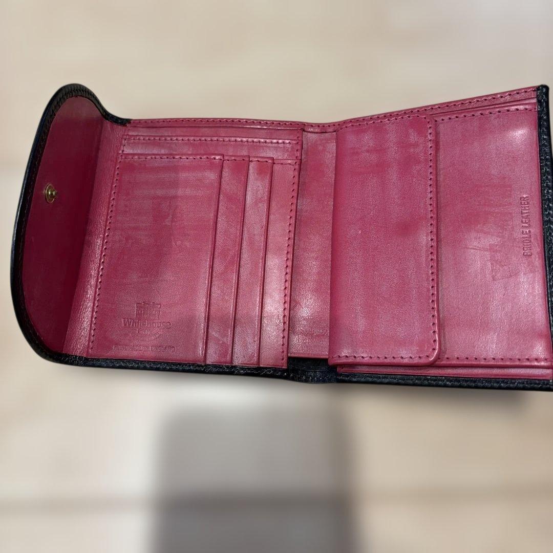 Whitehouse Cox 三つ折り財布 ブラック