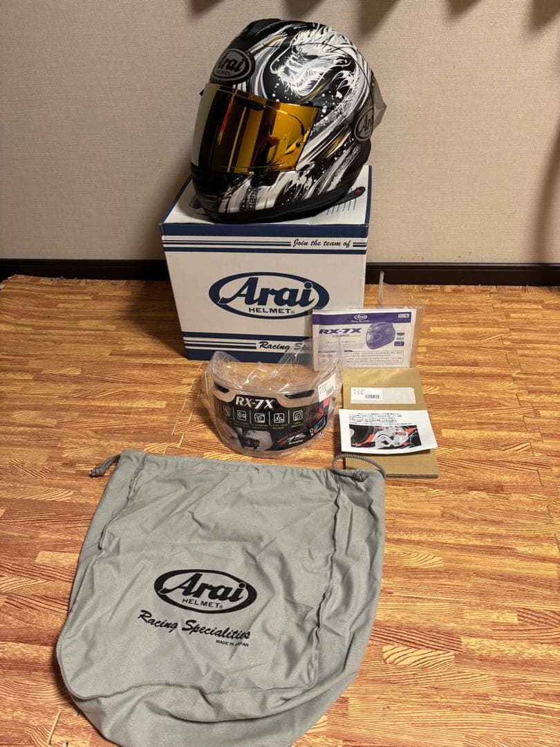 Arai RX-7X フルフェイスヘルメット 61-62cm キヨナリ レプリカ