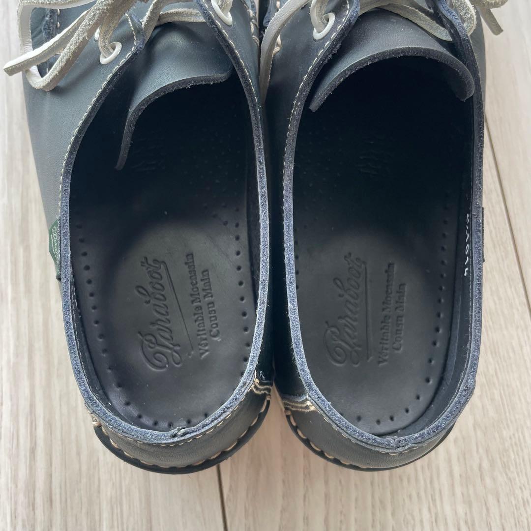 Paraboot パラブーツ デッキシューズ モカシン ネイビー　6.5