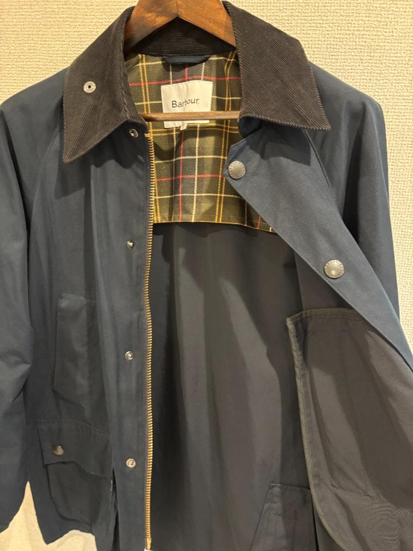 Barbour×BEAMSF 別注 CLASSIC BEDALE ピーチスキン
