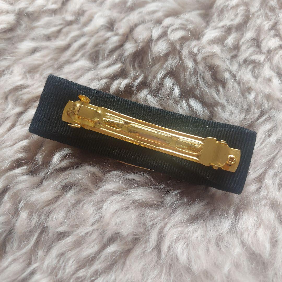 フェラガモ　ヴァラリボン　バレッタ　ヘアアクセサリー　ブラック　黒