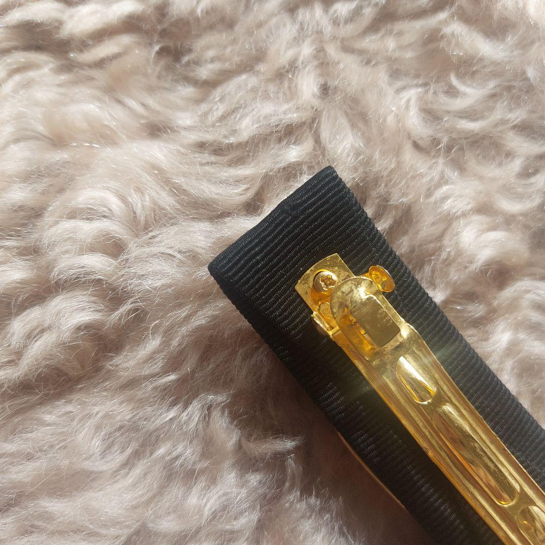 フェラガモ　ヴァラリボン　バレッタ　ヘアアクセサリー　ブラック　黒