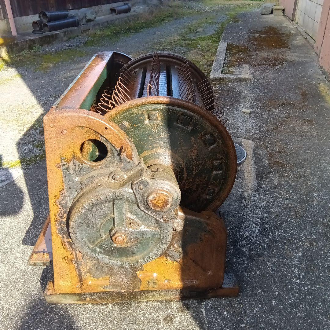 ミノル式足踏脱穀機　骨董