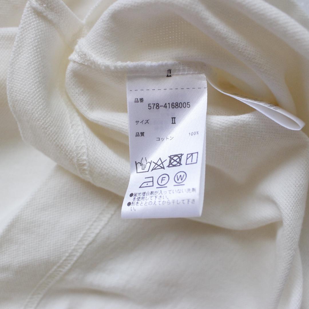 【24SS】MARGARET HOWELL ピケコットンポロシャツ Mサイズ