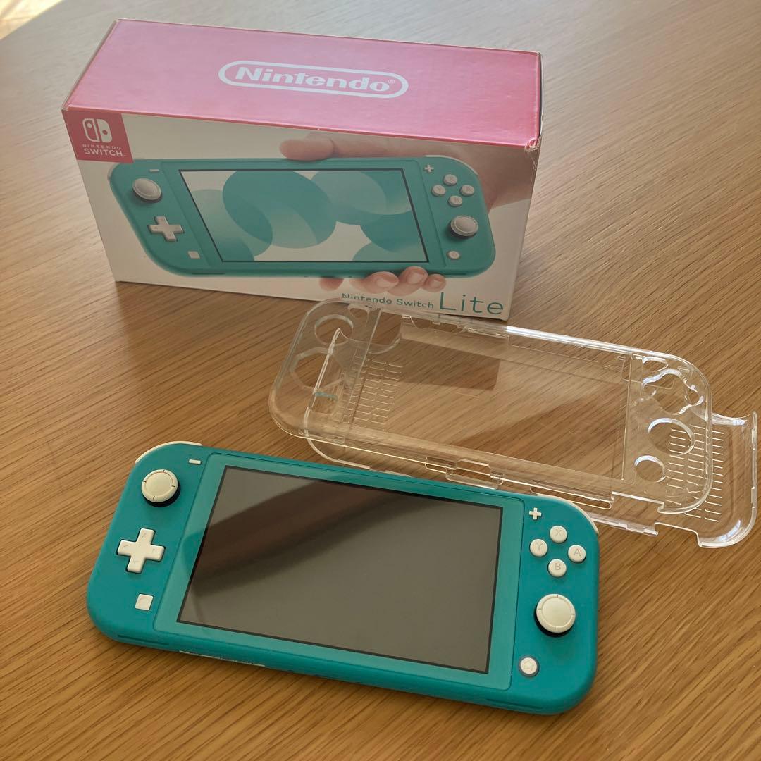 Nintendo Switch Lite ターコイズ&ケース付2025年4月購入