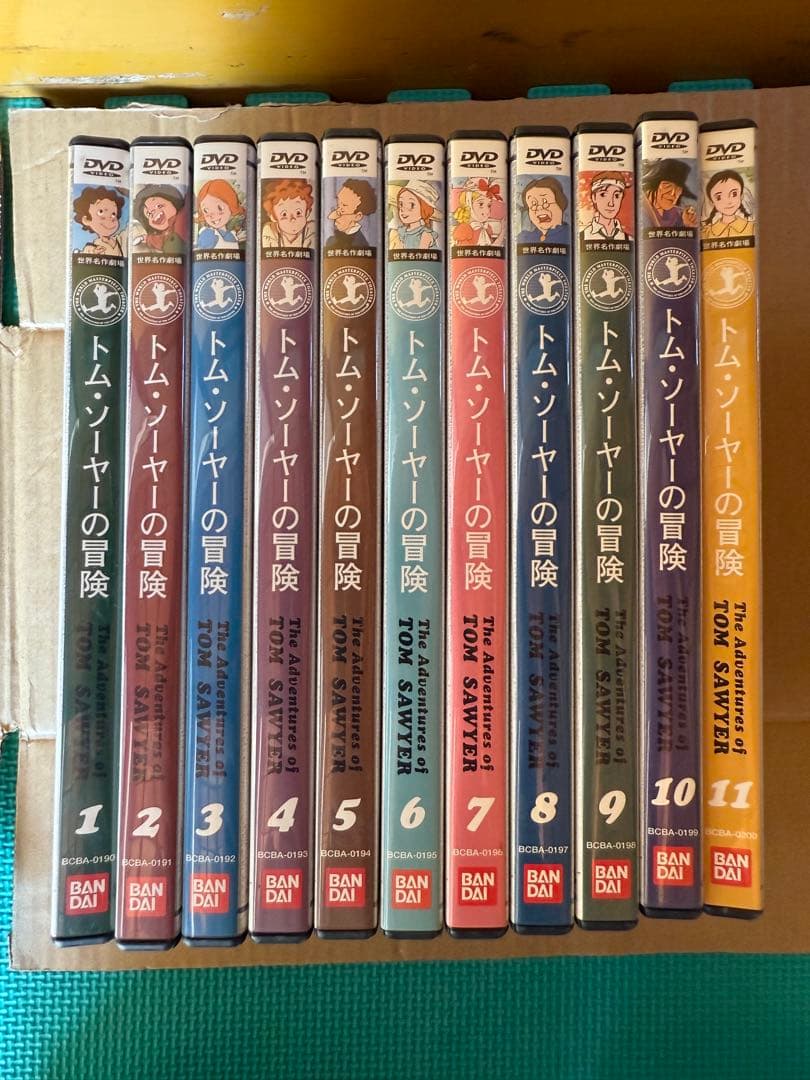 v*7様 【O-1770】トムソーヤの冒険 DVD 全11巻 BANDAI バン