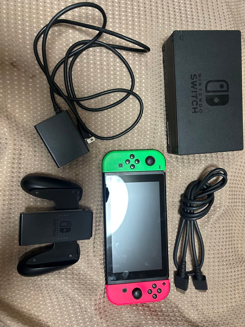 Nintendo Switch 本体 ジャンク品 グリーン/ピンク