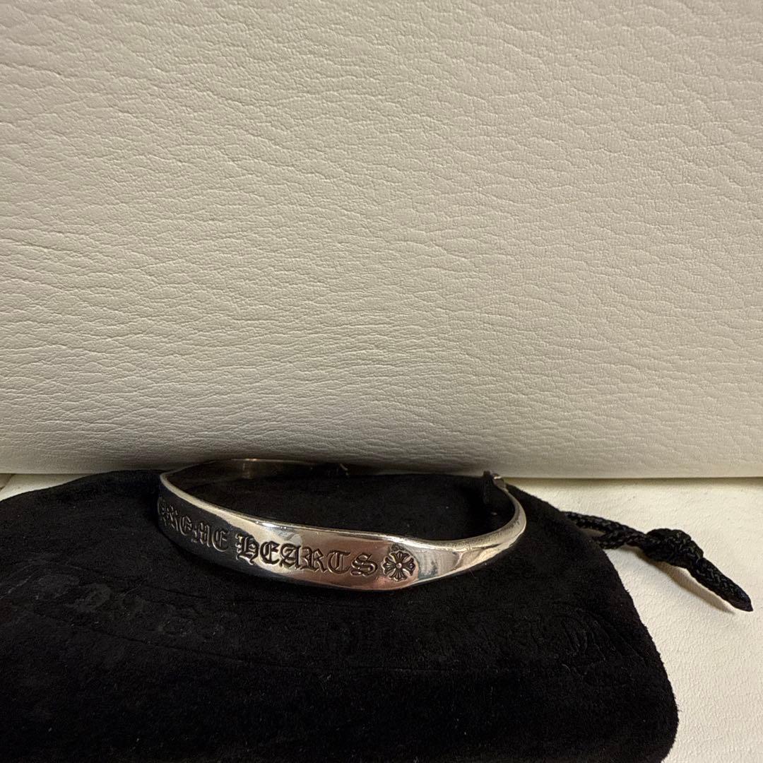 CHROME HEARTS クロムハーツ バングル CHプラス フラット