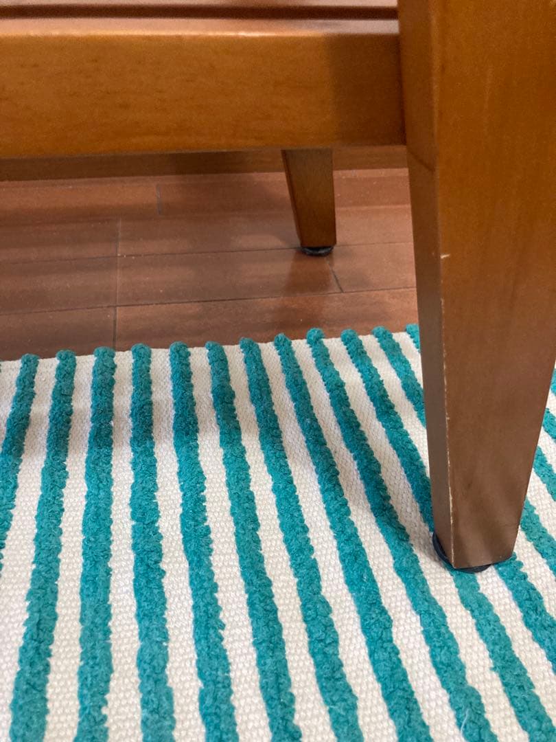 北欧ヴィンテージスタイル 木製ガラストップローテーブル