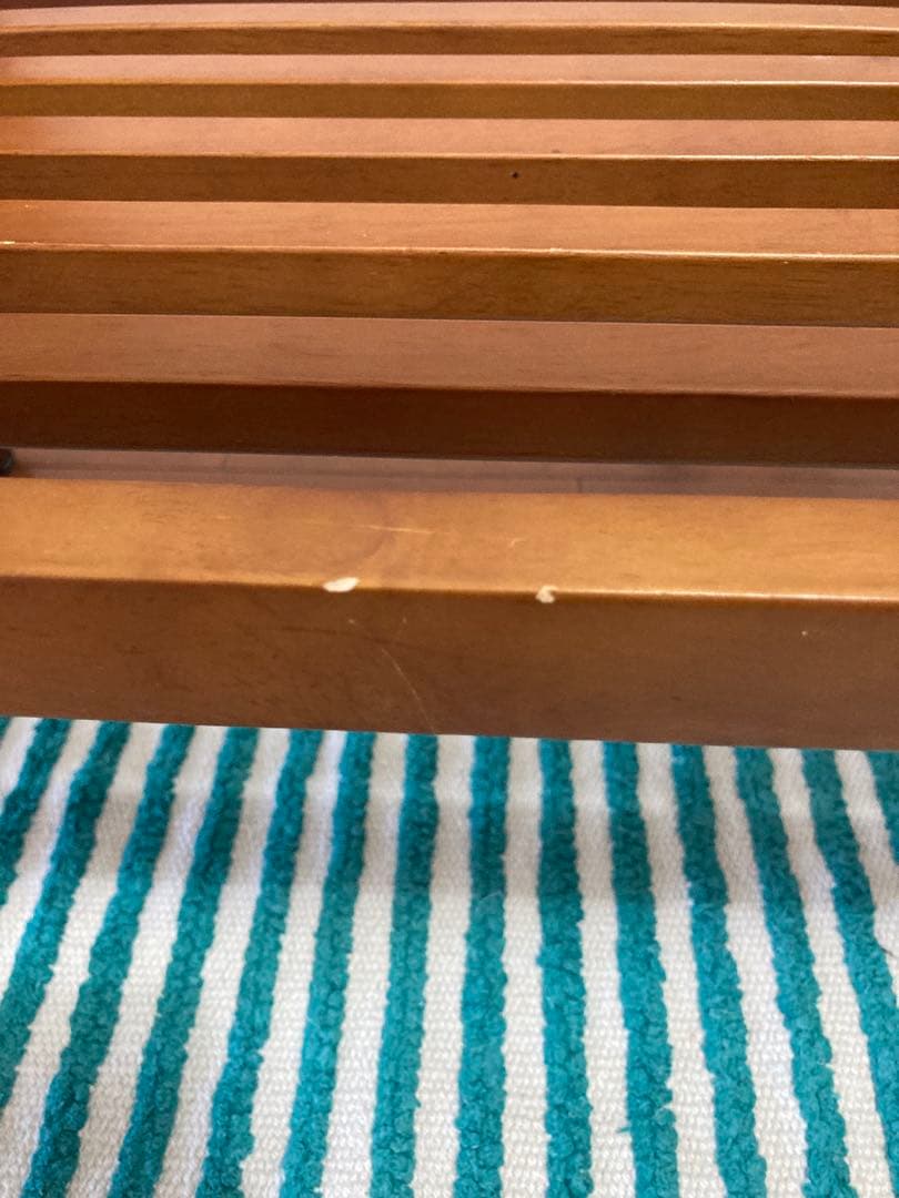 北欧ヴィンテージスタイル 木製ガラストップローテーブル