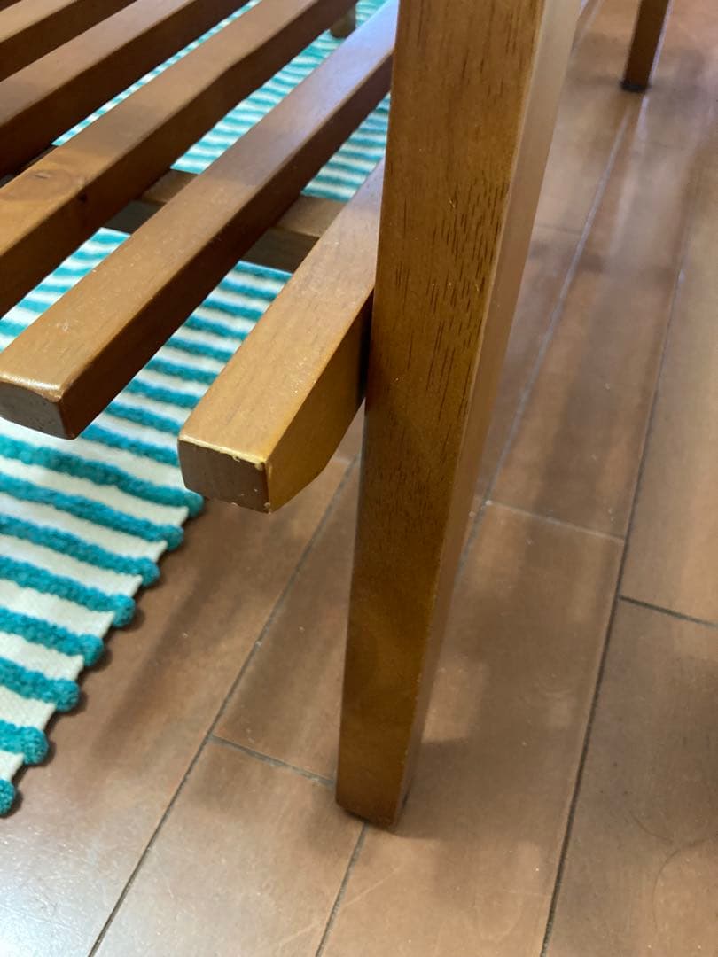 北欧ヴィンテージスタイル 木製ガラストップローテーブル