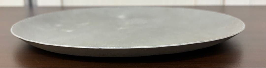 金工作家　渡辺遼　アルミニウム　平皿　ハンドメイド　お盆　花器